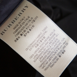 Pre Owned Burberry Black Wool Millbank Tailored Trousers S 