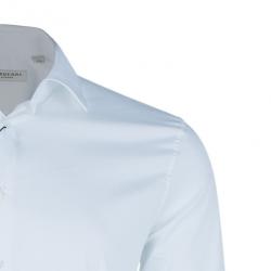 Burberry White Tailored Fit Men's Shirt EU38