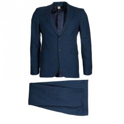 Burberry Blue Regular Fit Tailored Suit M