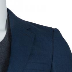 Burberry Blue Regular Fit Tailored Suit M