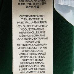 Pre Owned Burberry London Colorblock Wool Polo T-Shirt S