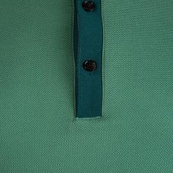 Pre Owned تي شيرت بولو بربري لندن ياقة مغايرة أخضر فاتح S