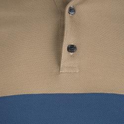 مملوكة مسبقًا تي شيرت بولو بربري لندن تريكو شمع العسل كتل لونية XS