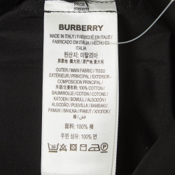 Pre Owned Burberry Black Cotton Filmore Long Sleeve Shirt 2XL