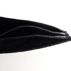 Pre Owned Burberry Custom Alligator Belly Skin Card Case