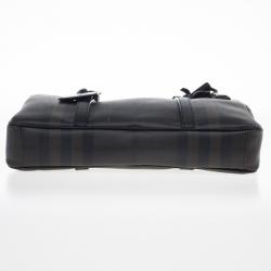 Burberry Smoked Check Newburg Briefcase