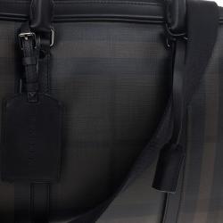 Burberry Smoked Check Newburg Briefcase