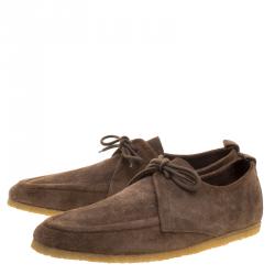 Burberry Prorsum Brown Suede Tobias Loafers Size 43