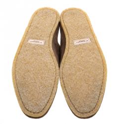 Burberry Prorsum Brown Suede Tobias Loafers Size 43