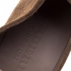 Burberry Prorsum Brown Suede Tobias Loafers Size 43