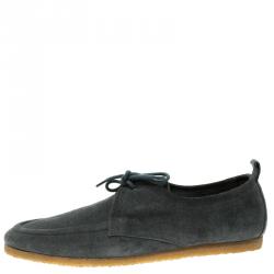 Burberry Grey Suede Tobias Loafers Size 44