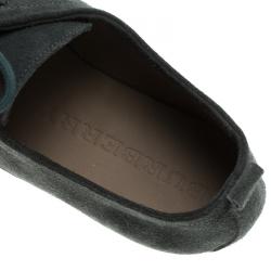 Burberry Grey Suede Tobias Loafers Size 44