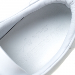 Burberry White Leather Albert Sneakers Size 43.5
