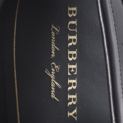 Burberry Black/Yellow Leather Bedmoore Fringe Detail Penny Loafers Size 44