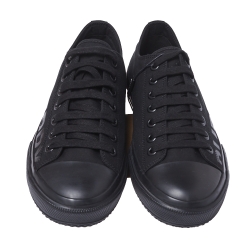 Pre Owned Burberry Black Canvas Larkhall Low Top Sneakers Size 41