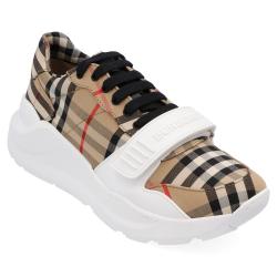 Burberry Check Canvas Regis Chunky Sneakers Size EU 43.5