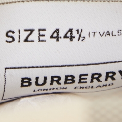 Pre Owned Burberry Multicolor Canvas Gauden Slip On Sneakers Size 44.5