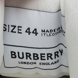 Pre Owned Burberry Off-White Suede and Nylon Arthur Sneakers Size 44
