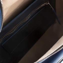 Burberry Blue/Black Leather and Nylon Donny Backpack