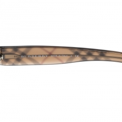 Pre Owned Burberry Brown Gradient B 3043 Shield Sunglasses