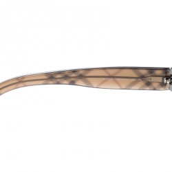 Pre Owned Burberry Brown Gradient B 3043 Shield Sunglasses