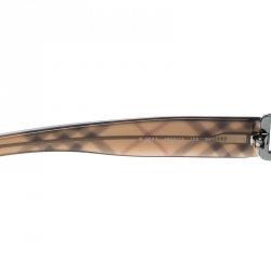Pre Owned Burberry Brown Gradient B 3043 Shield Sunglasses