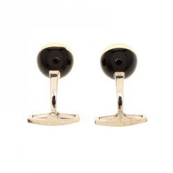 Burberry Equestrian Knight Black Sphere Cufflinks