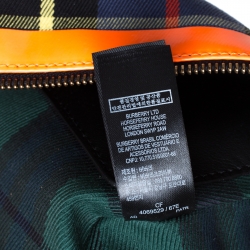 Burberry Multicolor Canvas Washbag Pouch