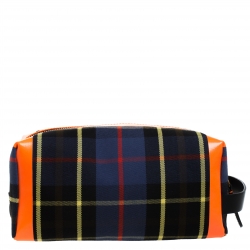 Burberry Multicolor Canvas Washbag Pouch