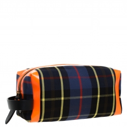 Burberry Multicolor Canvas Washbag Pouch