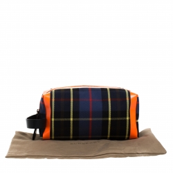 Burberry Multicolor Canvas Washbag Pouch