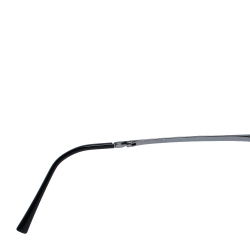 Pre Owned Burberry Black B3091-J Foldable Aviator Sunglasses