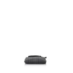 Burberry Black/Grey Check PVC Messenger Bag