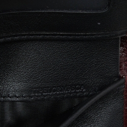 Burberry Red Leather Bifold Wallet