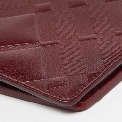 Burberry Red Leather Bifold Wallet