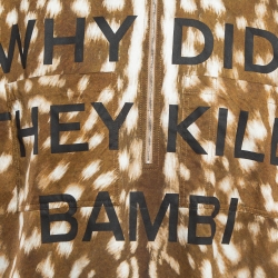 Burberry Brown Why Did They Kill Bambi Cotton Shirt L