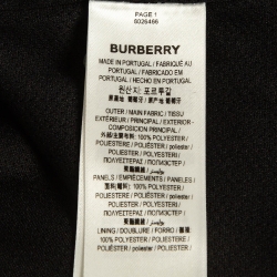 Burberry Beige Nova Checks Knit Zip Front Jacket XS