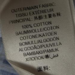 Pre Owned قميص بربري لندن أكمام طويلة قطن كاروهات بليد أزرق M