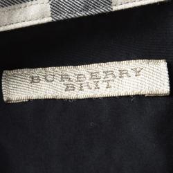 Pre Owned Burberry Brit Black Long Sleeve Button Front Shirt M