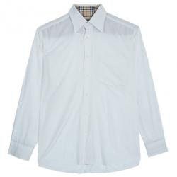 مملوكة مسبقًا Burberry Men's White Shirt EU41