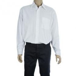 مملوكة مسبقًا Burberry Men's White Shirt EU41