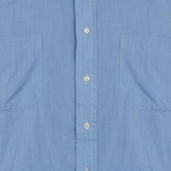 Pre Owned Burberry Light Blue Men's Shirt EU42