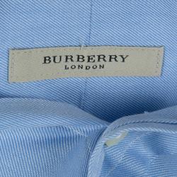 Pre Owned Burberry Light Blue Men's Shirt EU42