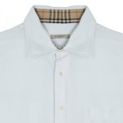 مملوكة مسبقًا Burberry London Men's White Shirt L