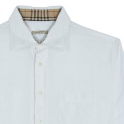 مملوكة مسبقًا Burberry London Men's White Shirt L