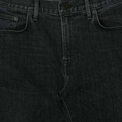 Pre Owned Burberry Brit Dark Grey Faded Effect Denim Slim Fit Jeans M