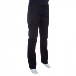 Pre Owned Burberry London Black Regular Fit Steadman Jeans L