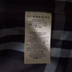 مملوكة مسبقًا معطف سيارة بربري لندن غابردين أسود 3XL