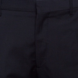 Pre Owned Burberry London Black Wool Tailored Suit L