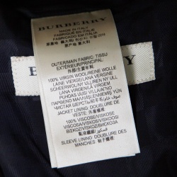 Pre Owned Burberry London Black Wool Tailored Suit L